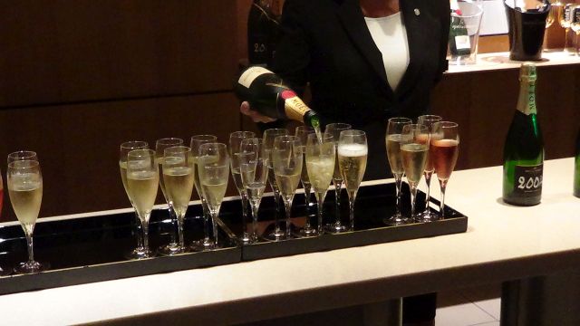 Pouring Moet