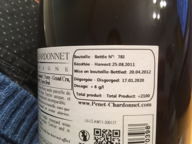 Back label 1